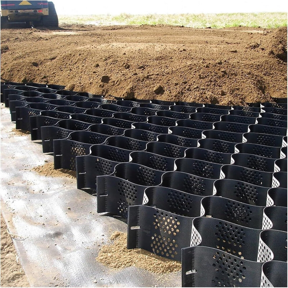 Hdpe Gravel Stabilizer Grid 4In Geocell Ground Grid For Driveway Parking Rv Slopes 1X4m 9073542275824