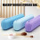 Soft Silicone Cosmetic Brush Portable Storage Box-Deep Blue S 6