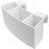 White Adjustable Pottery Wheel Tool Rack with Dual/Triple Slots - a Ceramic Storage Solution Designed with 3