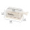 2 Pack Toothpaste Squeezer Tube Roller with Handle, Frosted White Holder for Bathroom Countertop 2