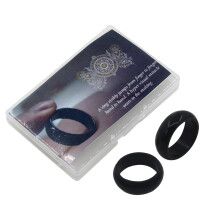 Magic Linking Rings Set 2 Piece Close Up Magic Tricks Easy Learning Visual Illusion for Stage and Kids