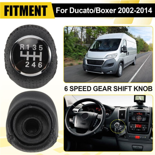 6 Speed Manual Gear Shift Knob for  Jumper Relay  Ducato  Boxer 2