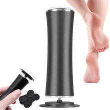 2025 Upgrade Electric Foot Callus Remover with Adjustable Speed and Powerful Motor, Rechargeable Foot File Pedicure Tool (Black, 60 Sandpaper Discs)