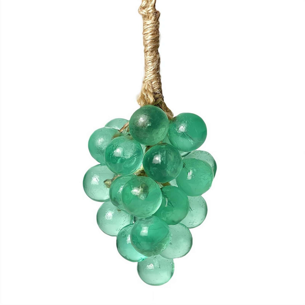 Handmade Grape Soap on a Rope, Natural Cold Process Bar with Glycerin, Gift for Sensitive Skin Green