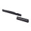 Black Guitar Bridge Saddle and String Nut Replacement Set, Versatile Finish for Electric Guitar 1