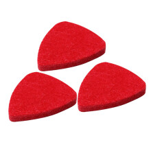 3pcs Wool Felt Guitar Picks Set for Acoustic Guitar Practice Warm Smooth Tone Easy Grip