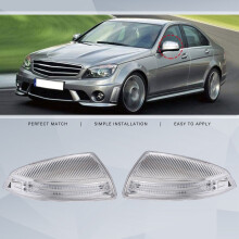 Luz de SeñAl de de Espejo Retrovisor LED Izquierda + Derecha de Coche para - Viano VITO W639 W204 S204 A2048200721 A2048200821