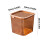 YLOMAY Portable Trash Can for Home Office Dormitory 2