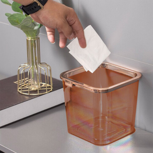 YLOMAY Portable Trash Can for Home Office Dormitory 2
