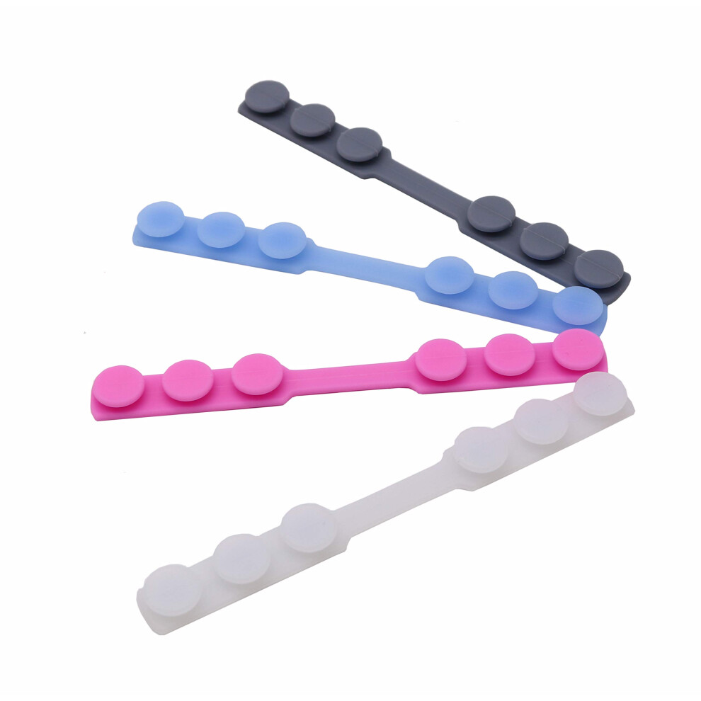 Soft Silicone Mask Strap Extender 4Pcs Adjustable Ear Saver For Face Mask With Ear Pressure Relief 9330225619307