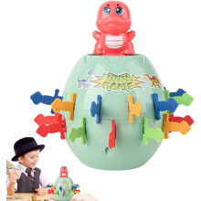 Dinosaur Pirate Barrel Game, Cute Pop Up Pirate Toy for Kids Family Parties and Gifts
