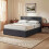 Vida Designs (King Size, Dark Grey Linen) Veronica Ottoman Bed Frame Bedroom Storage UKFR 7