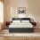 Vida Designs (King Size, Dark Grey Linen) Veronica Ottoman Bed Frame Bedroom Storage UKFR 9
