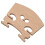 5 Pack Maple 4/4 Violin Bridge Easy Shaping Design Stable String Support Replacement for Student 3