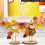 Décoration d'automne : citrouille, oiseau, figurine (1 pièce) 3