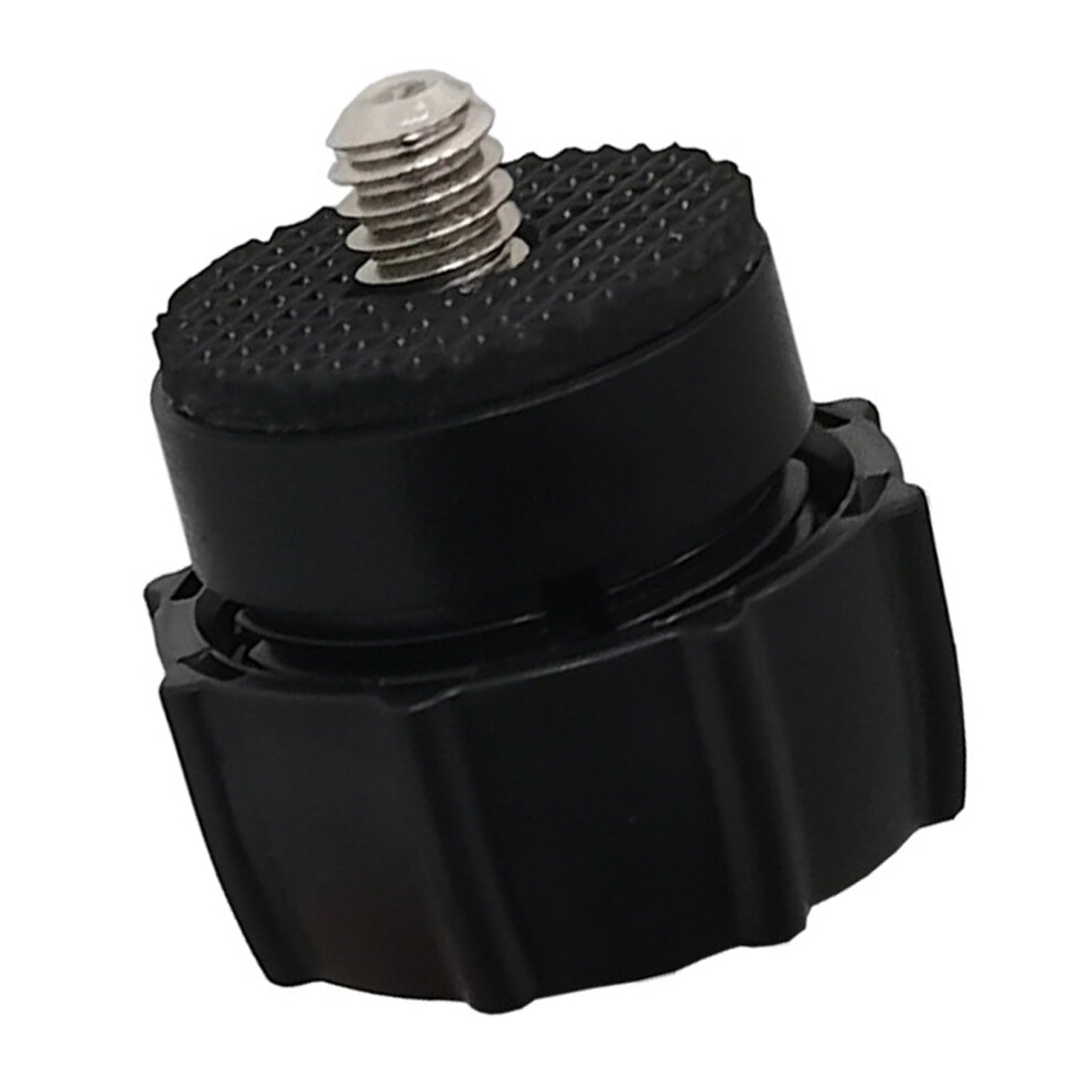 Tripod Mount Adapter With 1/4 Screw To 17Mm Ball Head, Universal Camera Mount Connector, Durable Metal Construction Black 9310869671442