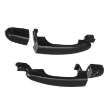 Set buitendeurhendels voor Kia Sportage 2005 2010 (links en rechts voor) Directe vervanging, zwart kunststof, eenvoudige installatie