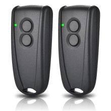 433.92MHz Garage Door Remote Control Opener for RSE2/RSC2, 2-Pack Handheld Transmitters
