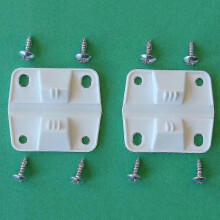 For Coleman Cooler Plastic Hinge Set Replacement 2x Hinges 8x Screws 5283-1141 p20241126455