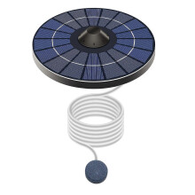 Pompe aératrice flottante solaire avec batterie pour petits étangs, silencieuse et portable