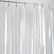 Heavy Duty Thick Clear Shower Curtain Liner, Durable Waterproof Bathroom