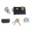 Durable Anti-theft Vintage Spring Outer Door Cast Iron Lock A 1