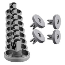 Lower Basket Rollers for Electrolux Dishwasher - 12pcs Kit