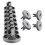 Lower Basket Rollers for Electrolux Dishwasher - 12pcs Kit 1