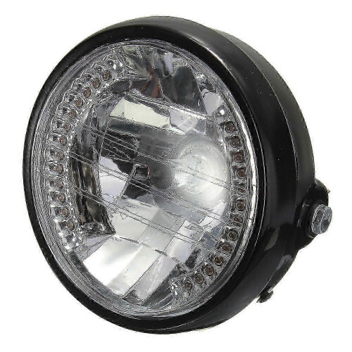 7 Inch H4 Halogen Round Headlight for Classic Bobber Motorcycle Customization