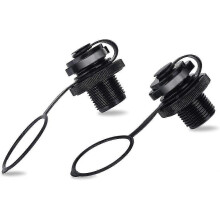 Kayak Valve Replacement 2-Pack, One-Way Inflation Air Plug for Inflatable Boats