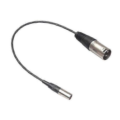 Cable Mini XLR macho a XLR macho   Conector de audio profesional de 3 pines