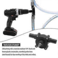 Electric Drill Pump for Diesel Oil Water - Portable Self Priming W