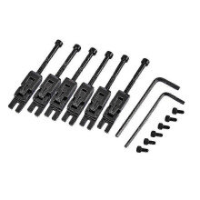 Sedlá pre kobylku Floyd Rose Tremolo - 6 ks kovových uzamykateľných strún pre gitaru