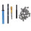 34Pcs M8 X 1.25 Thread Repair Kit Stainless Steel Insert with Tool 1