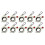 Durable Cable Tie Organizer for Electrical and DIY Projects - 10Pcs Set 1