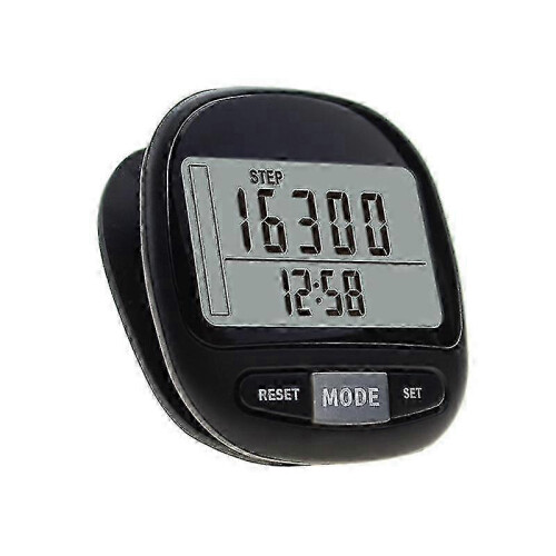 Digital Pedometer for Men and Women - Step Counter with Calorie Tracker and Memory Function