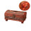Wooden Tissue Box Cover Vintage Grape Pattern Decorative Home Organizer Easy Refill Access 3