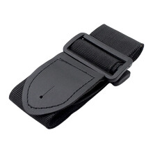 Adjustable Nylon Guitar Strap with Secure Leather Ends for Acoustic and Classical Guitars