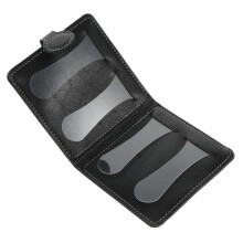 Leather Guitar Pick Holder Case for Acoustic and Electric Guitar, Compact Storage Pouch Variety Pack