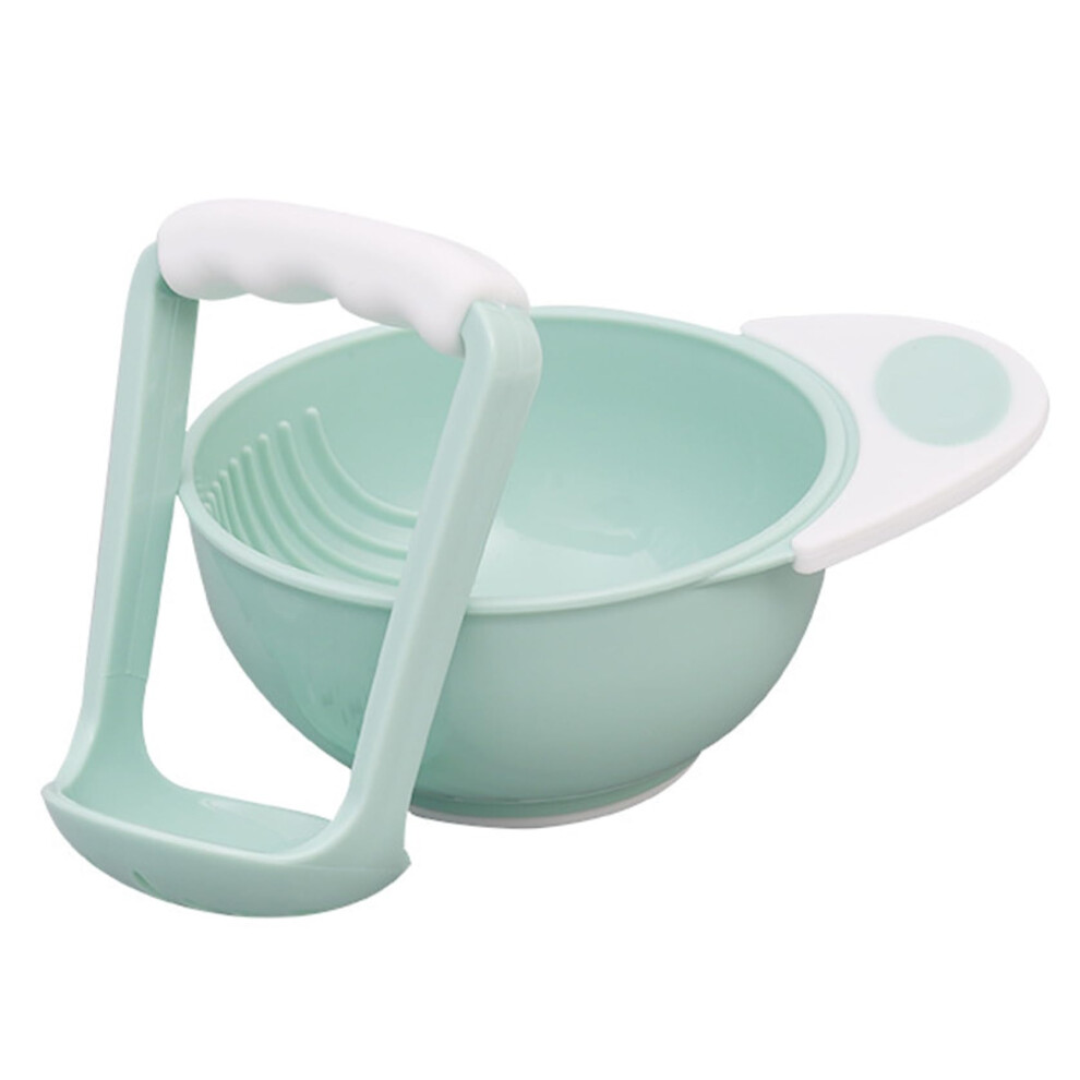 Baby Food Masher Bowl Set with Adjustable Texture Control, Heat‑Resistant Puree Maker for  Parents