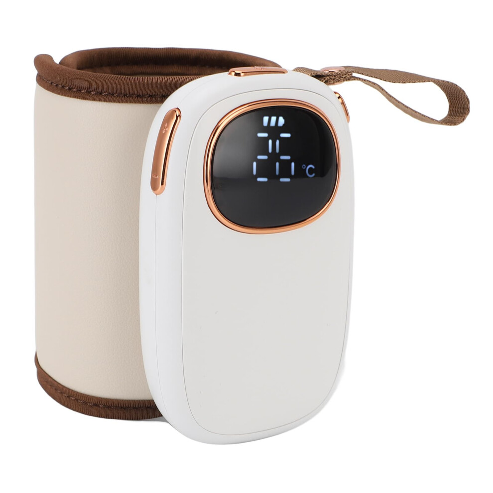 Portable Bottle Warmer with Fast USB Heating, Reusable Insulation Sleeve for Travel Use