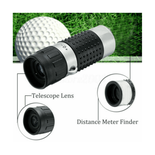 Binoclu monocular de golf, telescop HD, telemetru 7x18 1