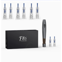 Wireless Electric Derma Pen Microneedle Beauty Tool With 8 Needle Cartridge