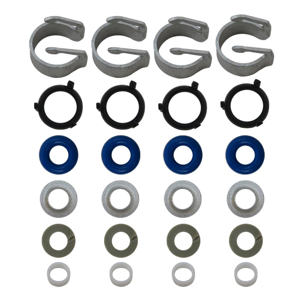 06H998907a Fuel Injector Seal Kit For Vw Audi Passat Cc 2.0 Tfsi Stop Fuel Leaks Improve Idle Stability 9073542278054