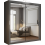 (150cm, Grey) Mirrored Sliding Door Wardrobe 2