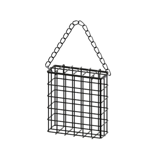 Xhegex suet bird feeder black iron cage 1 pack 1