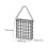Xhegex suet bird feeder black iron cage 1 pack 3