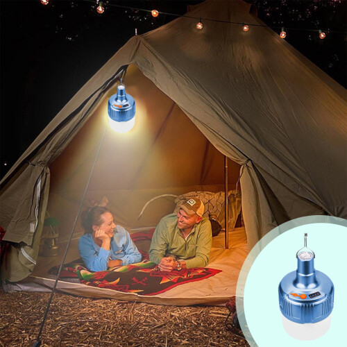 LED Bulb Rechargeable 60W 4800 Lumens 3 Modes 1