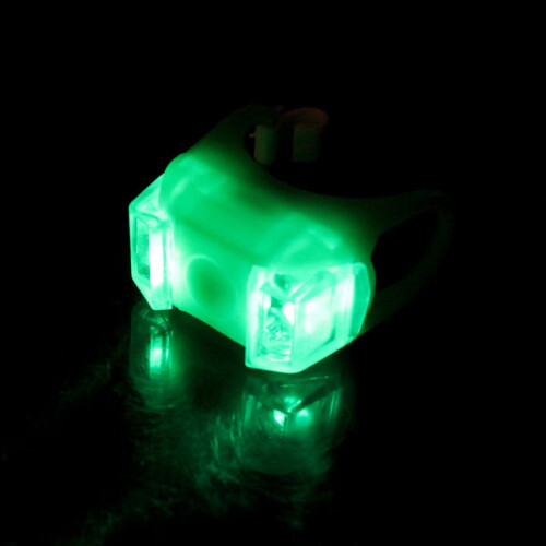 Silicone Bicycle LED Safety Light Flashlight 1pc 1