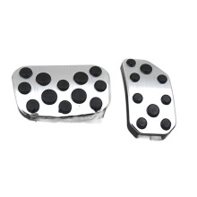 Car Pedal Cover Set for Toyota Alphard Vellfire 20 Series RHD, Stainless Steel Non Slip 3pcs Set